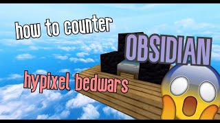 beating the obsidian bed defense in bedwars...