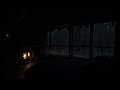🌙 Gemütliche Waldhütte bei Nacht 🌧️ Regen & Kamin ASMR zum Einschlafen