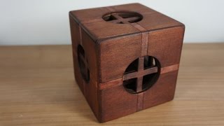 The Cross box 63 moves puzzle box (almost impossible)