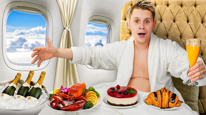 Alles ESSEN in der BUSINESS CLASS✈️ - Ist der 2500$-FLUG nach JAPAN das Geld wert?