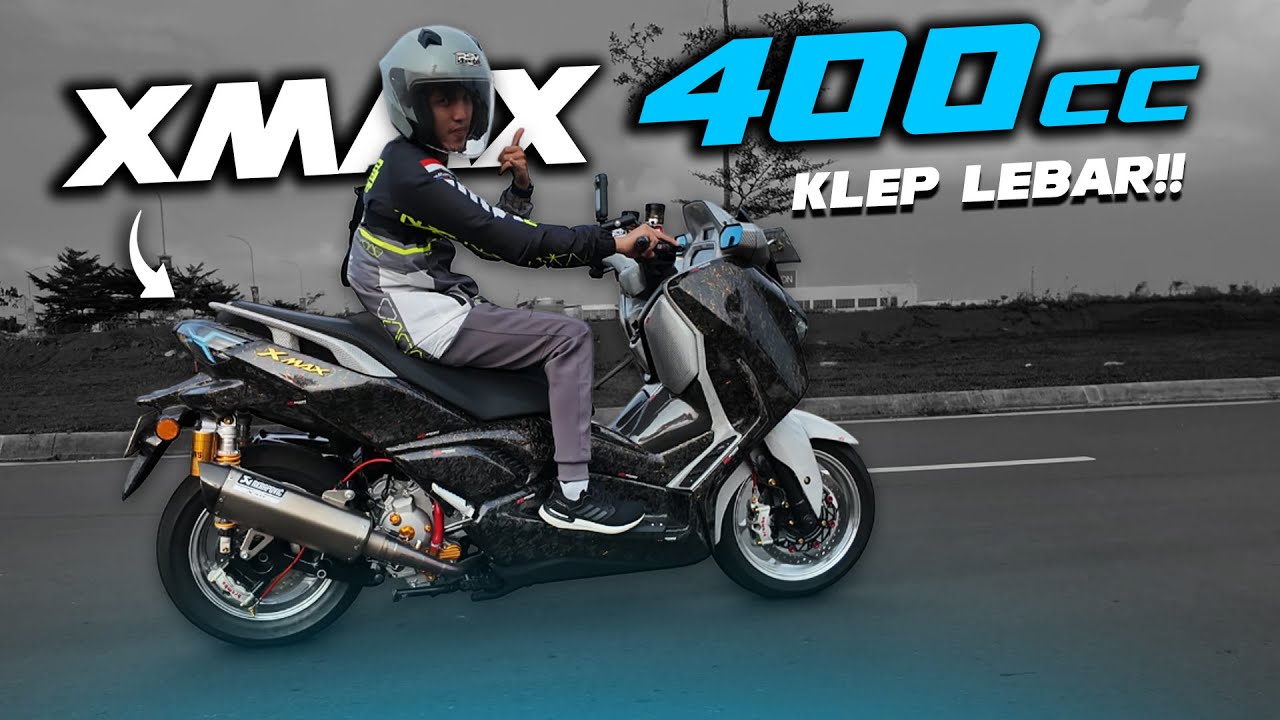 BORE UP XMAX KE 400CC KLEP LEBAR!! Sekenceng apa?