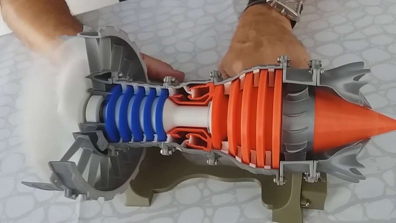 Fabriquer Mini Réacteur CFM56 En Impression 3D - YouTube