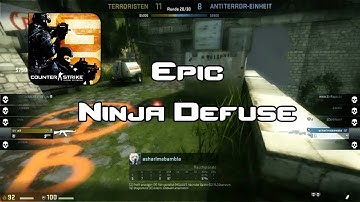CS:GO What a Ninja Defuse (Aztec) - asharlmabambla played by Unkreativ