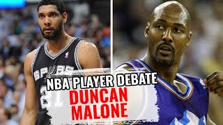 🆕Tim Duncan X Karl Malone ▶ Nba Player Debate Generational Battle Of Power Forwards