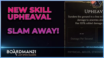 Last Epoch | New Skill Upheaval coming in 0.8.4! | NEWS