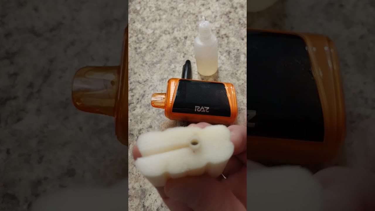 How to refill the RAZ 25000 #vapelife #raz25000 #diy