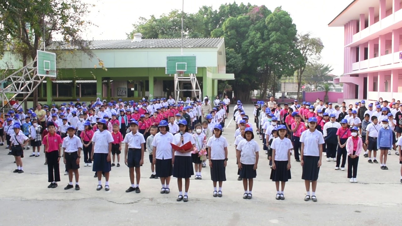 การประกาศเจตนารมณ์สภานักเรียน ปี 2563 โรงเรียนอนุบาลจอมบึง