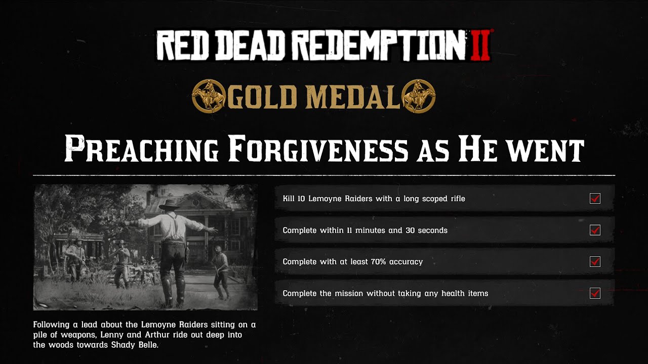 Red Dead Redemption 2 | Story Missions | Preaching Forgiveness As He ...