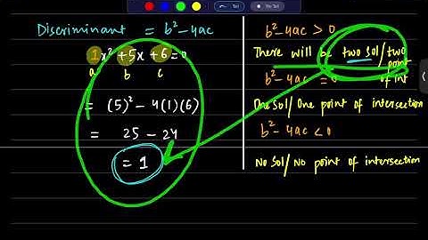 Quadratics (Lecture # 3)