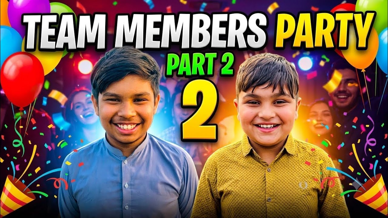 Team Members party part 2 pa enjoy kai ya @IAmAniq