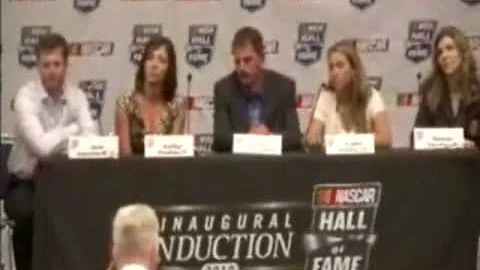 Earnhardt family at NASCAR Hall of Fame induction ...