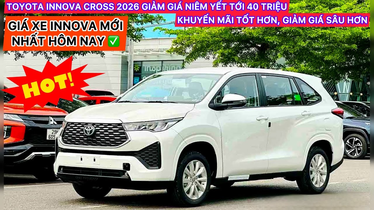 ✅TOYOTA INNOVA CROSS HYBRID GIẢM GIÁ NIÊM YẾT, KHUYẾN MÃI TỐT THÁNG 03/2026 - BẢNG GIÁ XE MỚI NHẤT✅