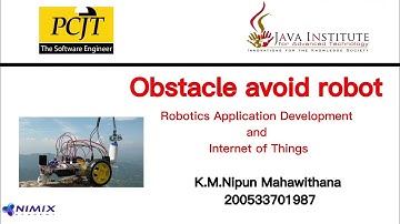 Obstacle avoid robot | Robotic application development | Java Institute | Nimix Academy