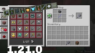 Minecraft pe 1.21.0 Official beta virsion| New weapon and enchantments.