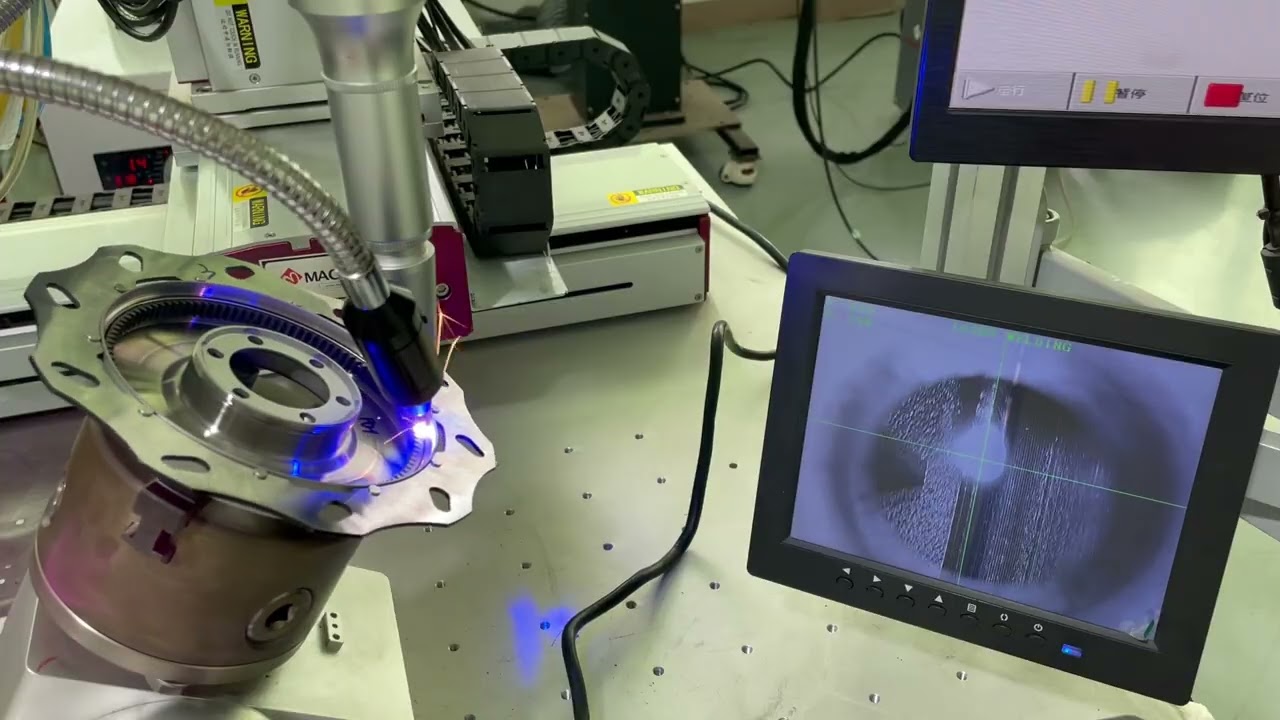 Mactron 4 axis fiber laser welding machine