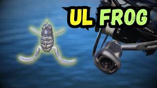 UL Spinning Frog Fishing? Yep. | Pressured Bass Tactics