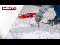 ANLEITUNG zum chemischen Hilti Verbundanker HVU2 - Wand-/Bodenmontage mit normalem Hammerbohrer