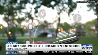 Home security systems provide safety for seniors living alone