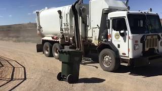 Pueblo Of Isleta SWMD Peterbilt 520 Amrep N3 garbage truck