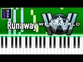 Westworld  runaway  piano tutorial kanye west  runaway tiktok