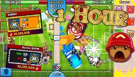 An Hour of BFB Colosseum Old School - Facing Good Players (BTD Battles)