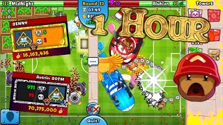 An Hour of BFB Colosseum Old School - Facing Good Players (BTD Battles)