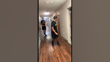 He tried to do a back flip 🤣 #army #military