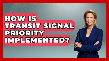 How Is Transit Signal Priority Implemented? - Civil Engineering Explained