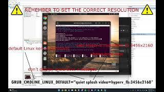 How to Set CORRECT Resolution for Ubuntu VM in Hyper-V