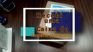 Recebi uma Caixa do meu Amigo Romário Miniaturas