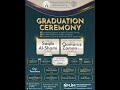 Live graduation ceremony  manchester muslim college