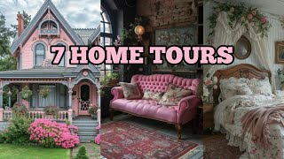 🦢New⭐ ROMANTIC VINTAGE REVIVALS: 7 Home Tours Featuring Shabby Chic Pastels and Floral Design Decors