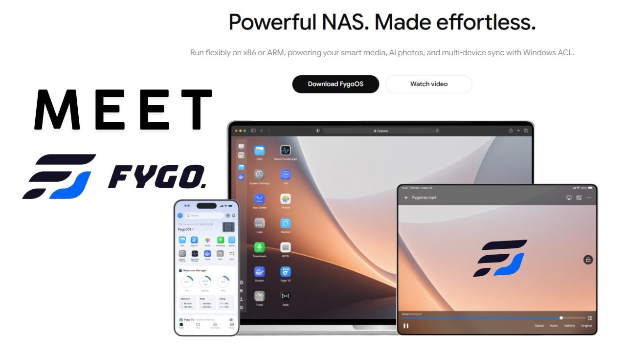 Build a Mini PC NAS with FygoOS in Minutes