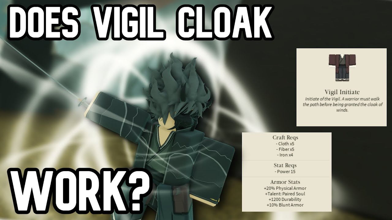 Got this cloak image from the wiki, i have that cloakis it rare? : r/ deepwoken