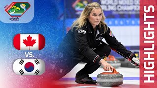 CANADA v KOREA - Round robin - World Mixed Doubles Curling Championship 2023