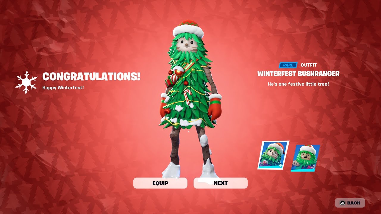 I made Combos for the NEW Winterfest Bushranger Skin!  Fortnite