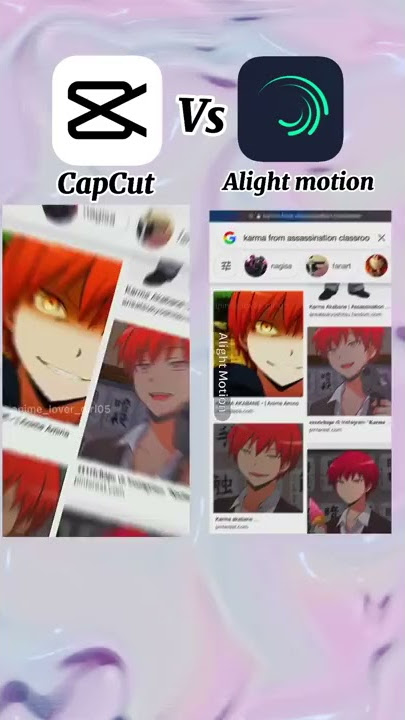 Karma edit - CapCut vs alight motion