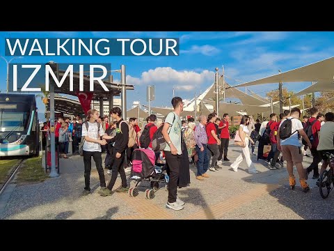 Izmir, 튀르키예 | konak | 도보 여행 4K