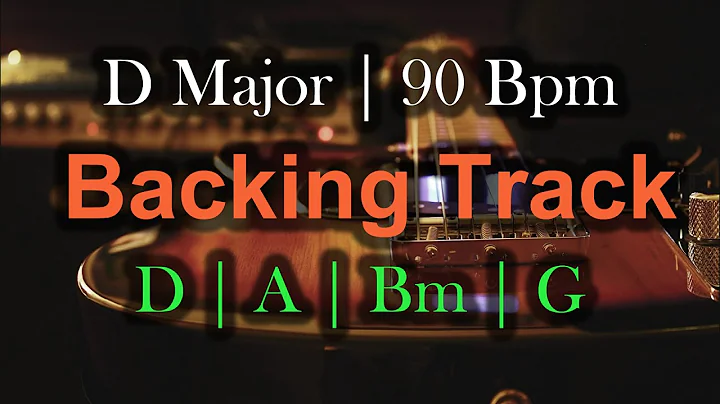 D Major Guitar Backing Track | 90 Bpm | Pop Rock