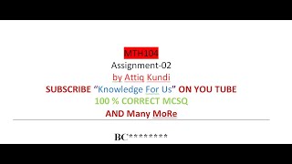 MTH104 Assignment 2 Solution || MTH104 Assignment 2 MS word file solution 2022 || Hasse Diagram