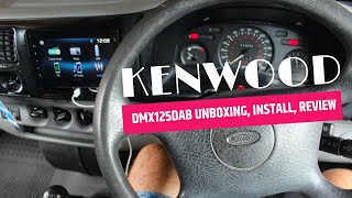Kenwood DMX125DAB Unboxing, Install & Review  MK5 Transit Double Din Stereo Upgrade