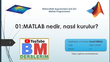 Matlab nedir, nasıl kurulur? #001