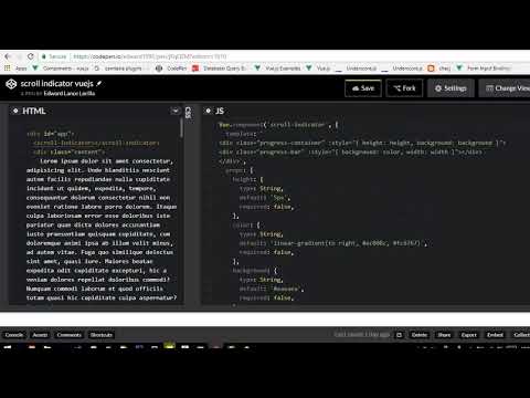 part 2  How To Create An animated progress bar on scroll reading indicator