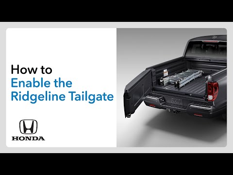 How to Use the Honda Ridgeline Power-Locking and -Unlocking Tailgate