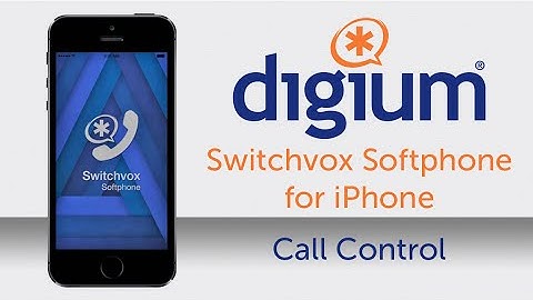 Digium Switchvox Softphone for iPhone | Softphone Tutorial | Call Control