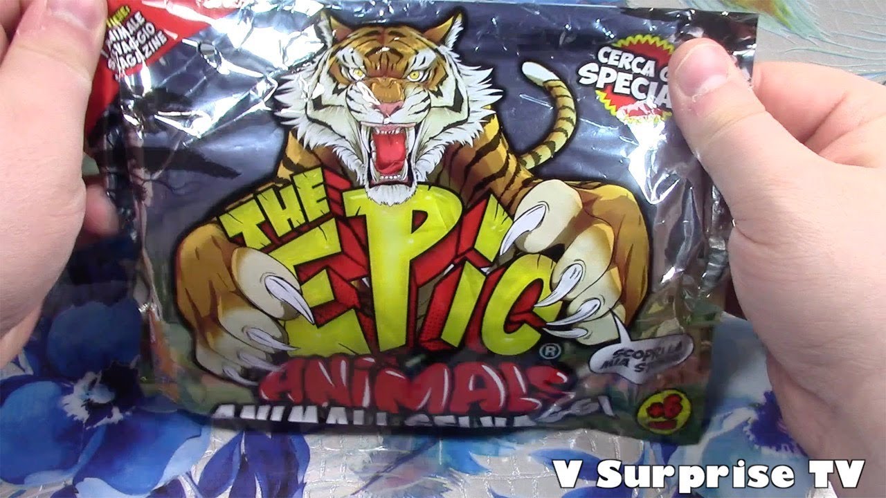 The epic animals Animali selvaggi blind bags da edicola! Animali squishy e gommosi! #asmr video!