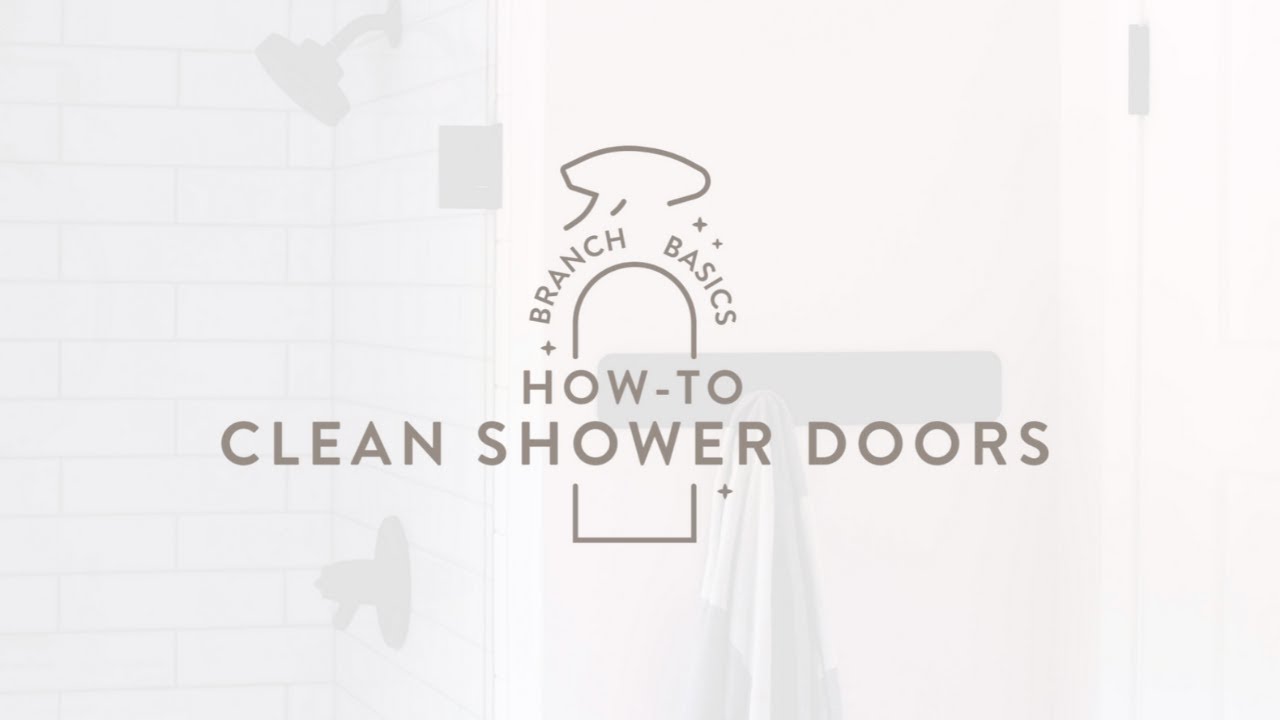 How To Clean Glass Shower Doors - YouTube