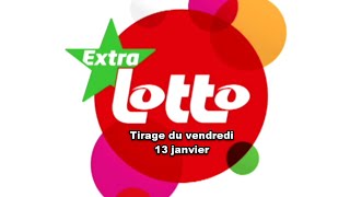 Extra Lotto du vendredi 13 janvier 2023 : les résultats du tirage
