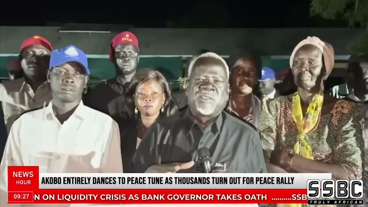 БОЛЕЕ 20 000 ЧЕЛОВЕК ЖЕЛАЮТ МИРА В ОКРУГЕ АКОБО ШТАТА ДЖОНГЛЕЙ, ЮЖНЫЙ СУДАН