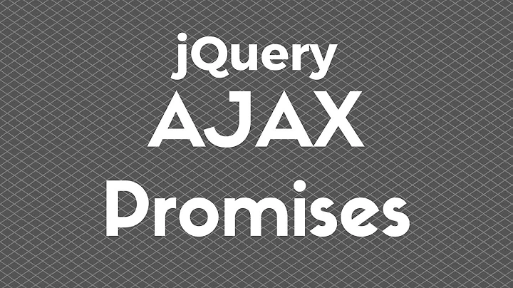 An Intro to AJAX Promises in jQuery